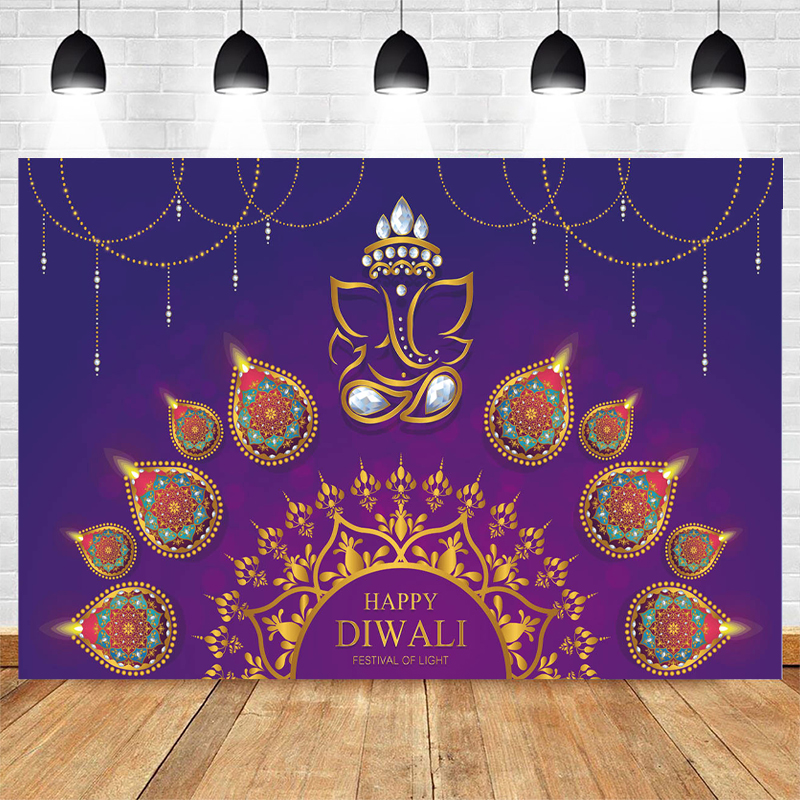 Mocsicka Happy Diwali Backdrop - Lighting Decoration For Diwali 리뷰 및 가격
