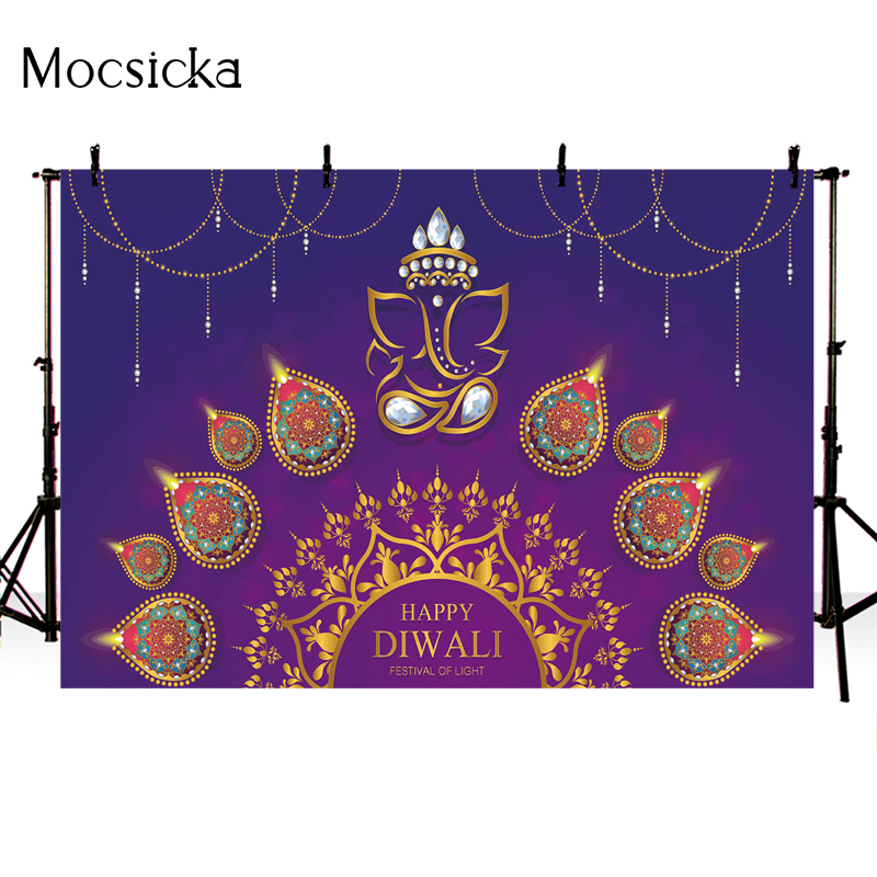 Mocsicka Happy Diwali Backdrop - Lighting Decoration For Diwali 리뷰 및 가격