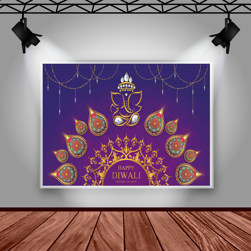 Mocsicka Happy Diwali Backdrop - Lighting Decoration For Diwali 리뷰 및 가격