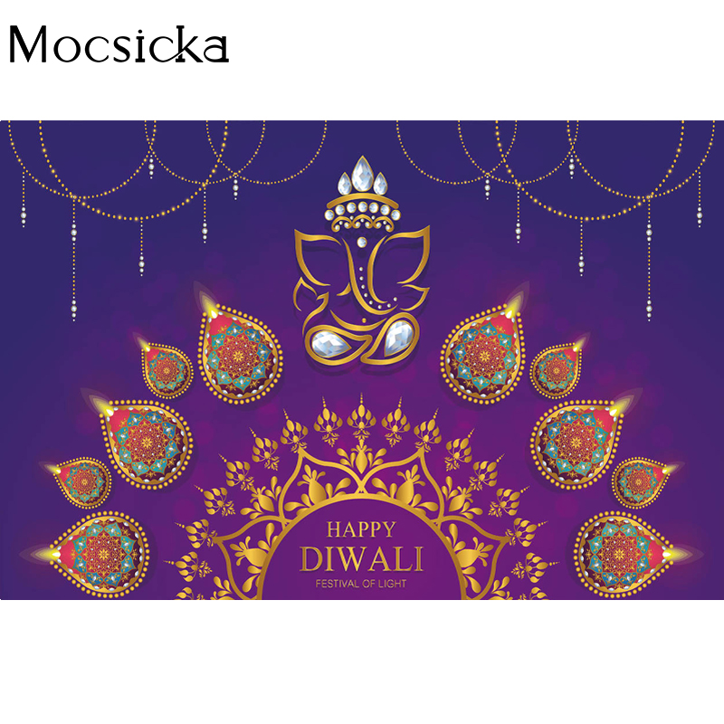 Mocsicka Happy Diwali Backdrop - Lighting Decoration For Diwali 리뷰 및 가격