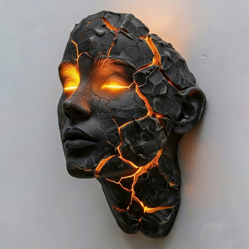 2026 New Resin Cracked Soul Wa - Lighting Interior Decor 리뷰 및 가격