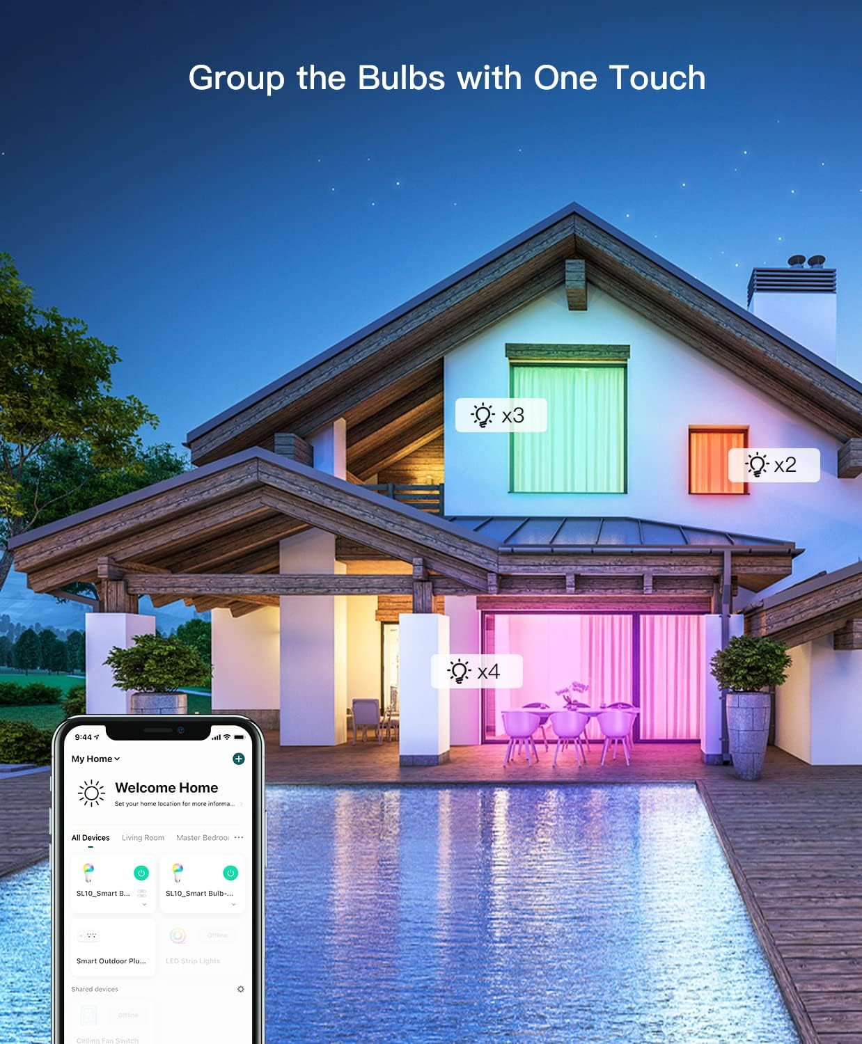2PCS Smart Light Bulbs TUYA Wi - Colour Changing Bulb 리뷰 및 가격