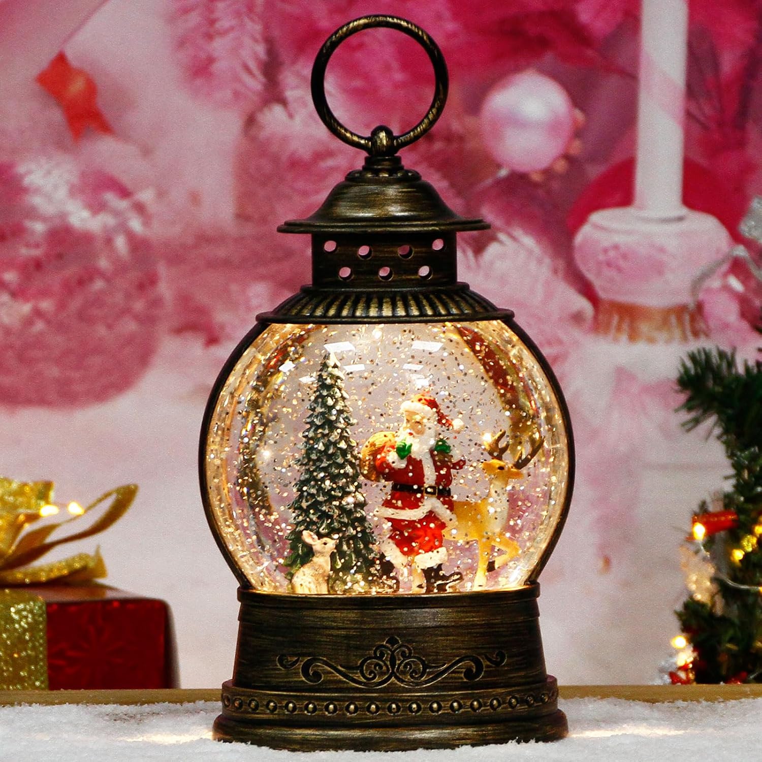 Christmas Snow Globe Lantern w - Lighting Home Decor Products 리뷰 및 가격