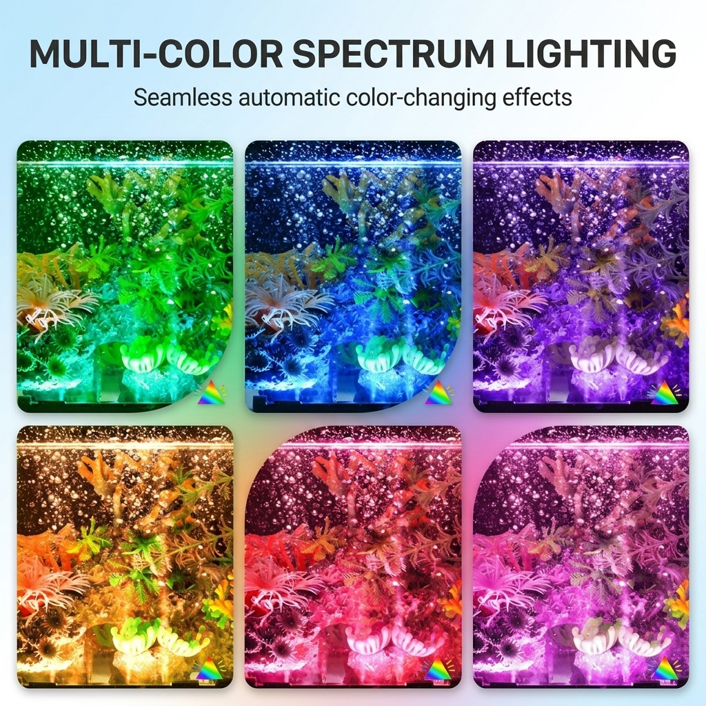 USB LED Aquarium Air Bubble Li - Colour Changing Bulb 리뷰 및 가격