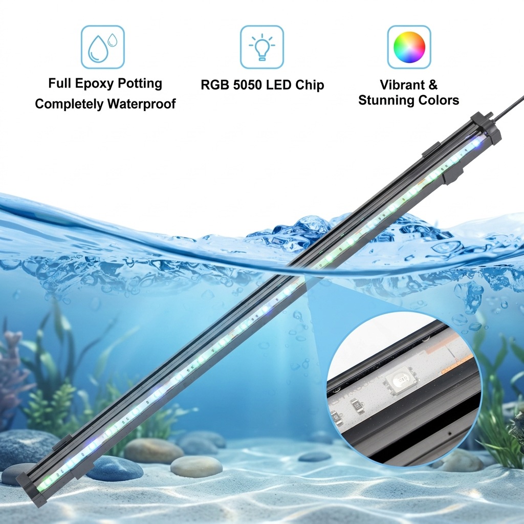 USB LED Aquarium Air Bubble Li - Colour Changing Bulb 리뷰 및 가격