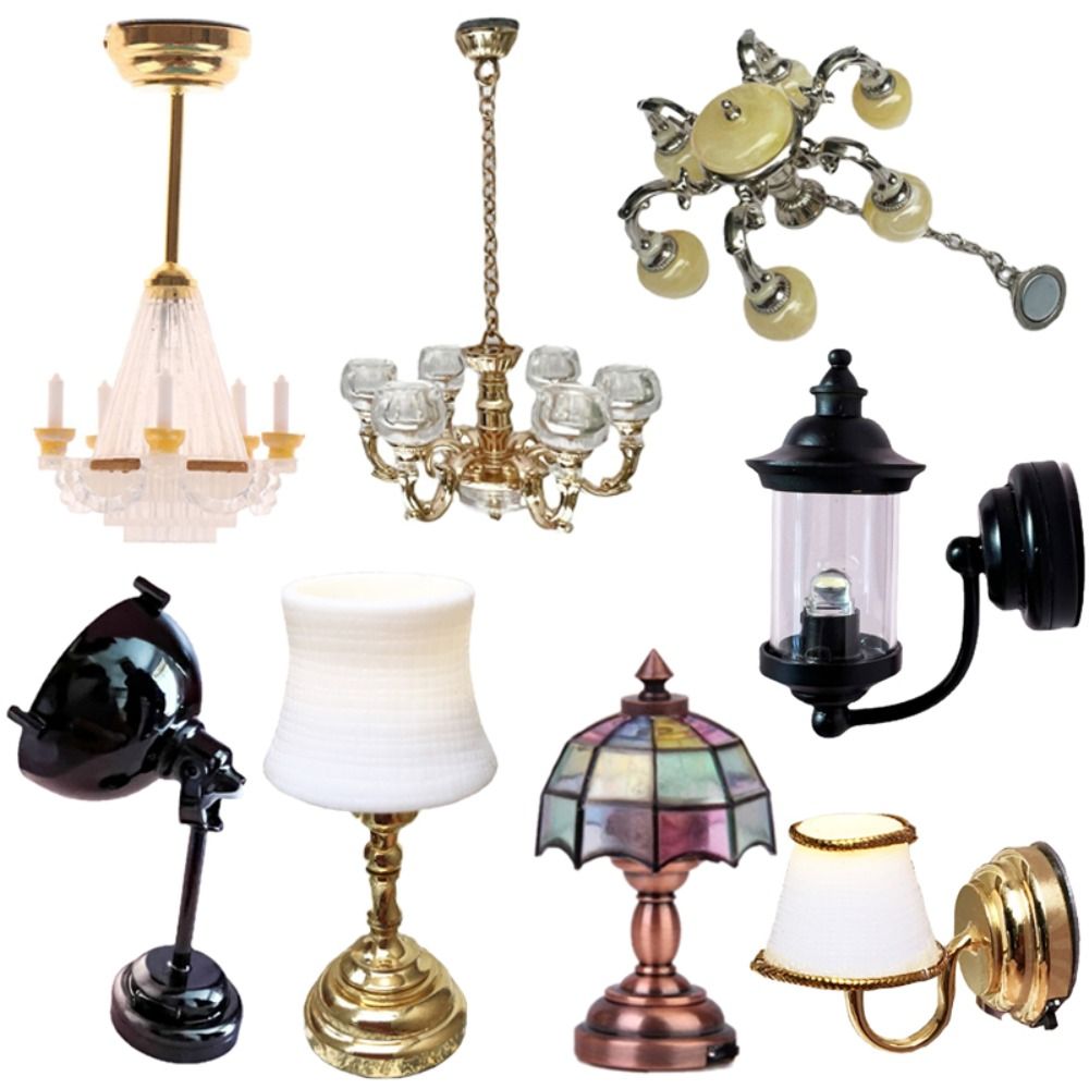 1:12 Scale Dollhouse Miniature - Lighting Metal Wall Decor 리뷰 및 가격