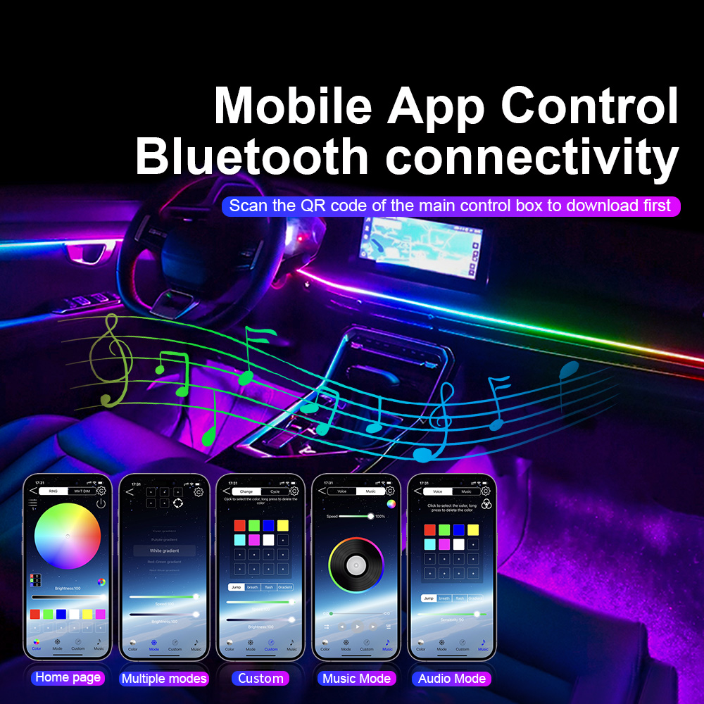 Universal Led Car Ambient Ligh - Lighting Interior Decor 리뷰 및 가격