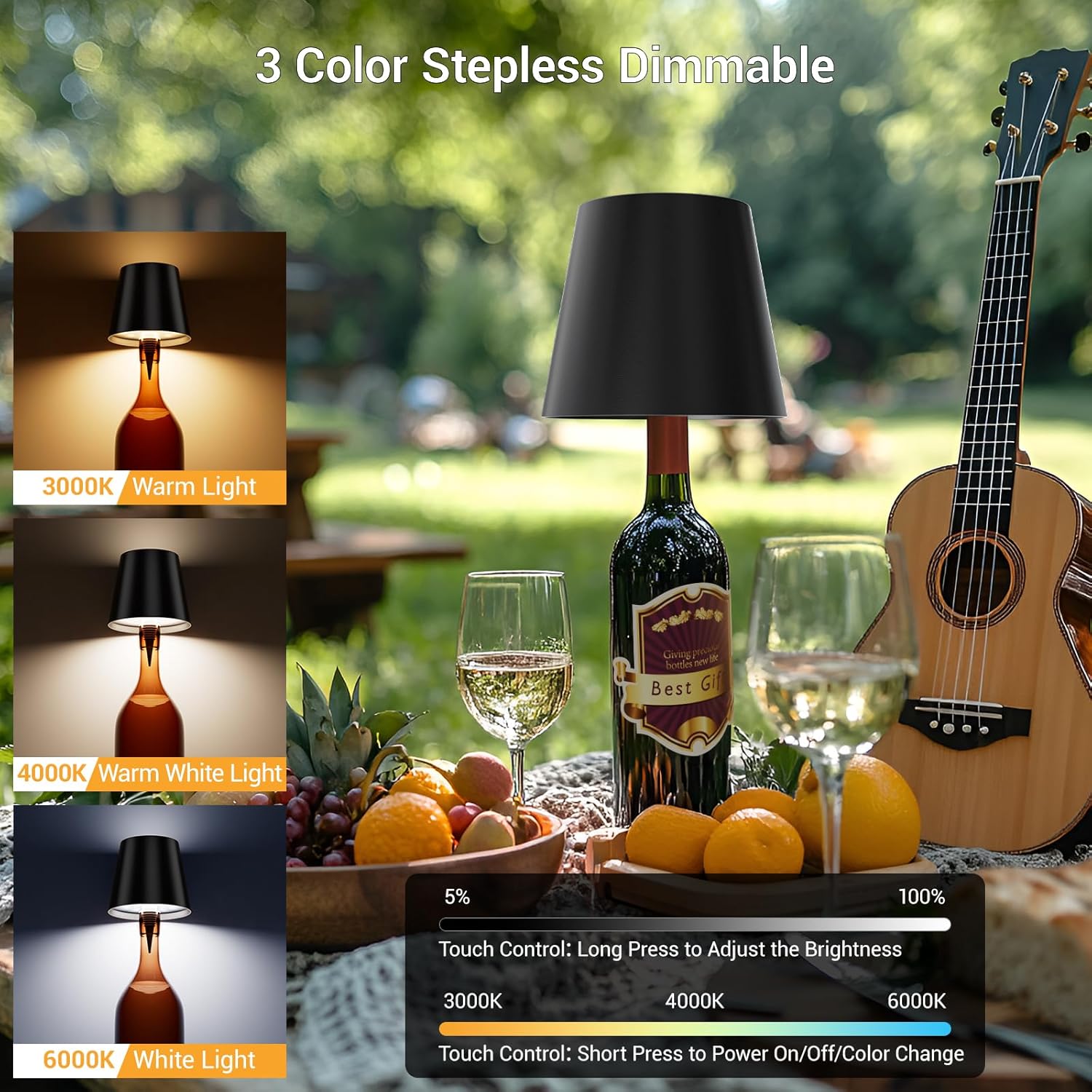 New Wine Bottle LED Lamp Deskt - Colour Changing Bulb 리뷰 및 가격