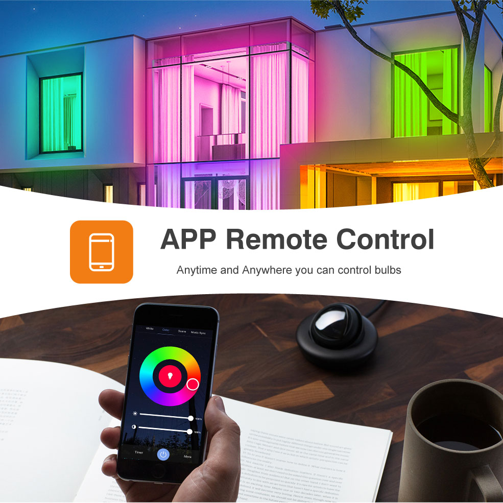 Tuya Wifi/Bluetooth Smart Bulb - Colour Changing Bulb 리뷰 및 가격