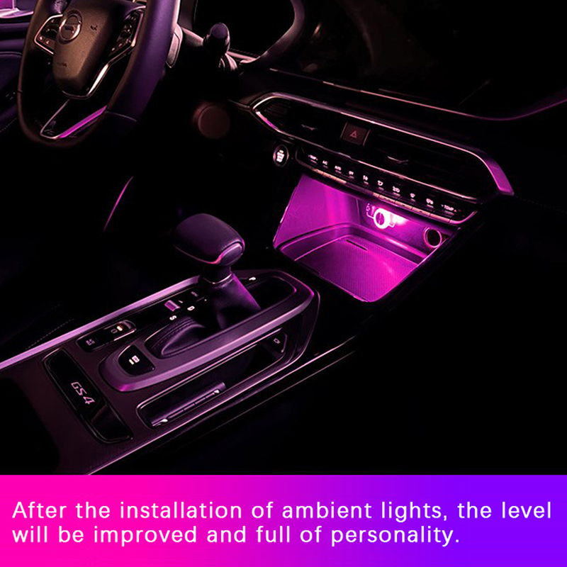 Portable Car USB Ambient Light - Lighting Interior Decor 리뷰 및 가격
