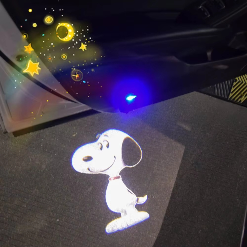 Anime Snoopy Car Welcome Light - Decor Lighting Floor Lamps 리뷰 및 가격