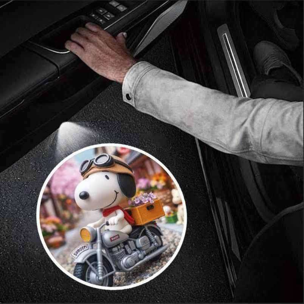 Anime Snoopy Car Welcome Light - Decor Lighting Floor Lamps 리뷰 및 가격