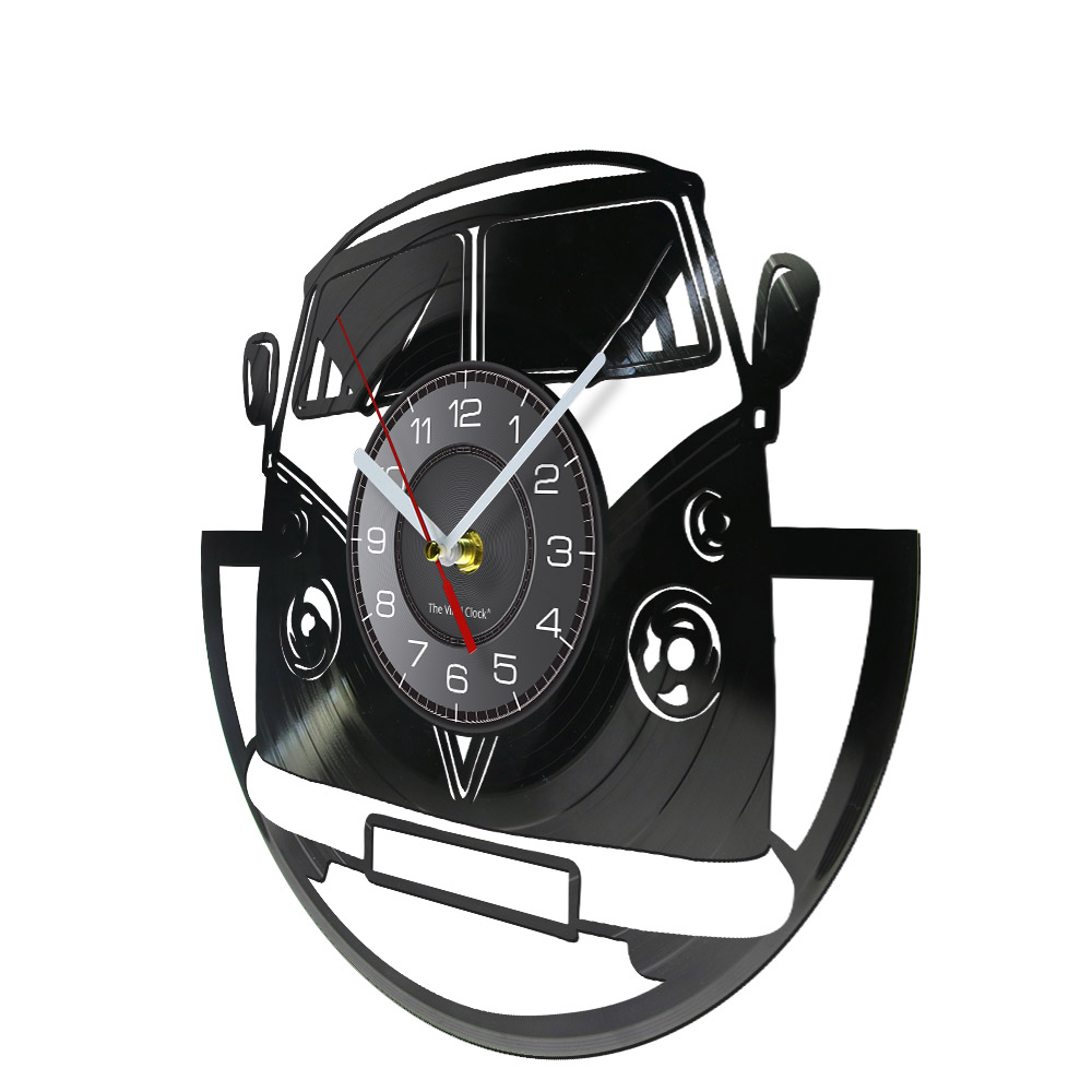 Minibus Vintage Vinyl Record W - Lighting Home Decor Wall Clocks 리뷰 및 가격