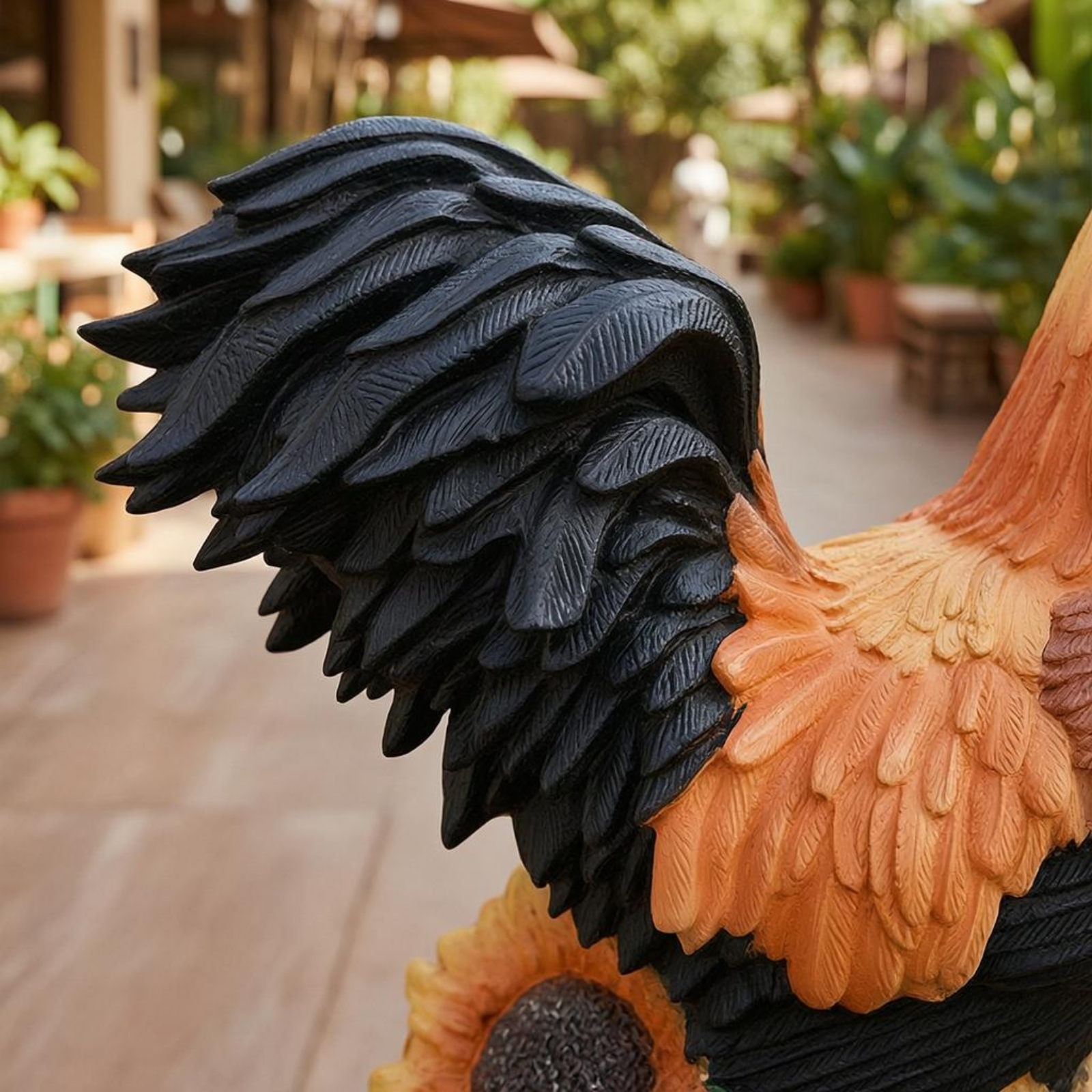Solar Chicken Garden Sculpture - Outdoor Lighting Decor Ideas 리뷰 및 가격